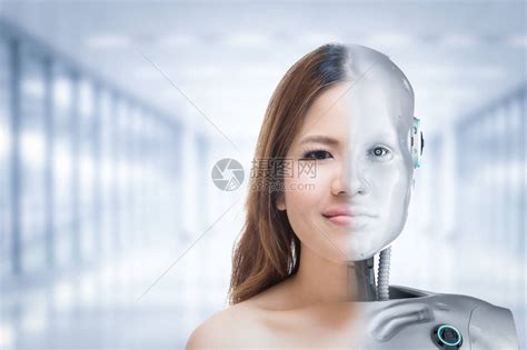 未来的女机器人高清图片下载-正版图片600682400-摄图网