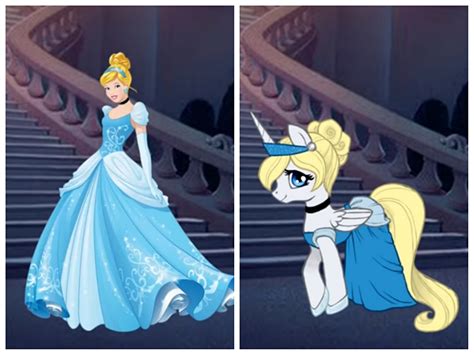 当迪士尼公主变成小马宝莉，爱丽儿气质绝佳，看到白雪公主恋爱了