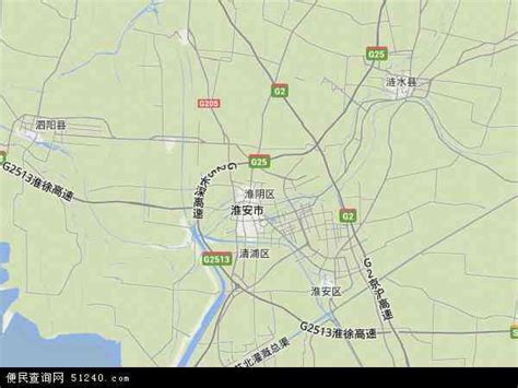 淮阴区地图 - 淮阴区卫星地图 - 淮阴区高清航拍地图
