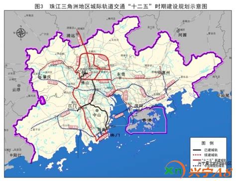 珠江三角洲地区城际轨道交通同城化规划