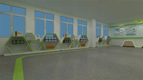 平平无奇的农业展厅 3d设计效果图设计_云迪vind-站酷ZCOOL