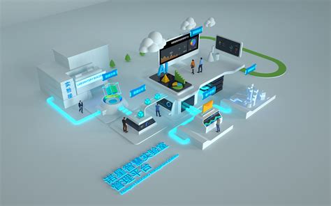 智慧实验室管理系统，登录页场景化设计|3D|Scene|UIUEUX_Original作品-站酷ZCOOL