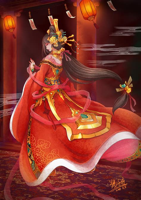 唯美 古风 古装 美女 ai 动漫 4k壁纸_图片编号334569-壁纸网