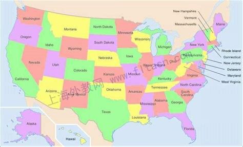 3分钟了解美国各州特色，28张趣味地图！-翰林国际教育