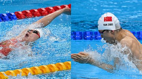 中国队获得游泳男女混合4x100米混合泳接力银牌_京报网