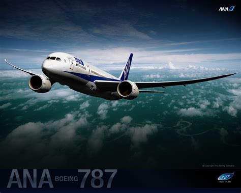 高清晰全日空航空ANA公司-客机壁纸-欧莱凯设计网
