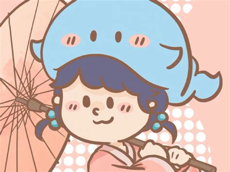温柔头像鲸鱼女生