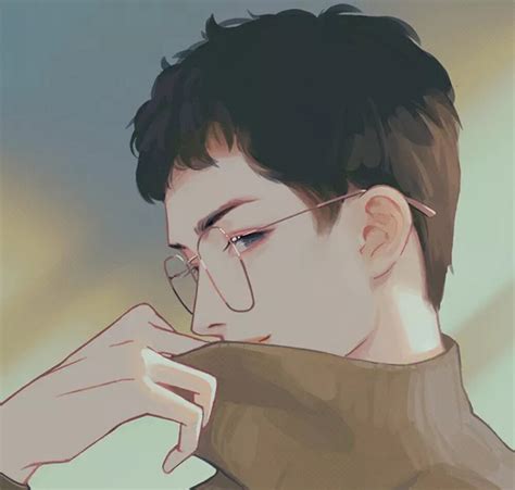 手绘非主流男生头像