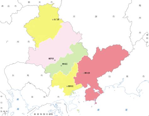 惠州市各地驻地、人口、面积、行政区划代码、区号、邮编（惠州市行政区划地图）_房家网