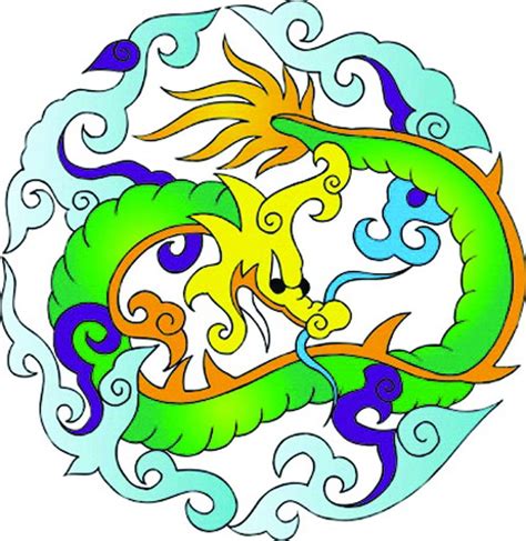 中国传统吉祥物 四神兽 青龙白虎朱雀玄武|插画|商业插画|菜菜745 - 原创作品 - 站酷 (ZCOOL)