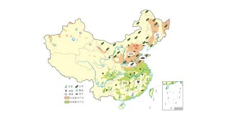 全国分省耕地动态变化图-中国农业资源分布图-图谱-植物提取物网