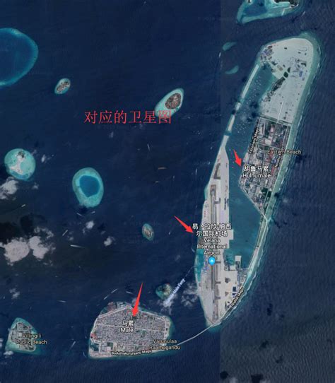 马尔代夫首都马累、国际机场岛、环礁地图 -马尔代夫攻略-一级代理-海岸线假期官网