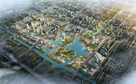 上海嘉定南门商务区城市设计-规划设计资料