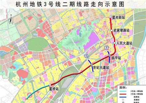 杭州地铁3号线二期史家埭路站具体位置（附线路走向图）- 杭州本地宝