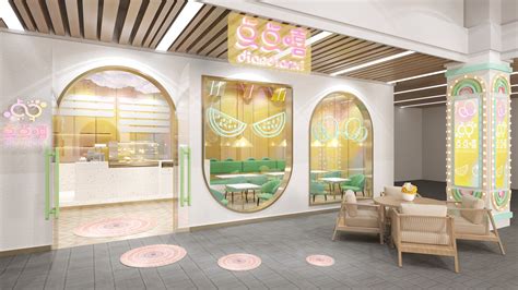 北京三宝堂网红甜品店设计|空间|家装设计|名构 - 原创作品 - 站酷 (ZCOOL)
