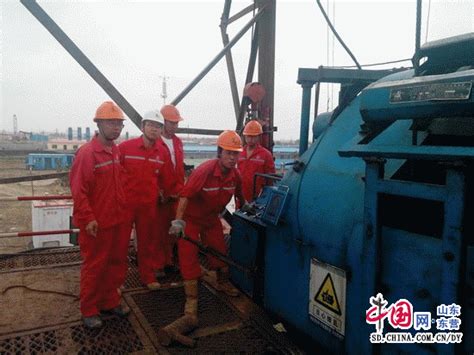 山东东营：海上钻井平台安全高效推进建产步伐