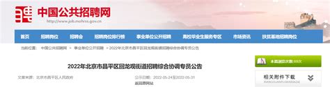 2023年北京市昌平区卫生健康委员会第一批招聘面试时间为5月18日至5月26日
