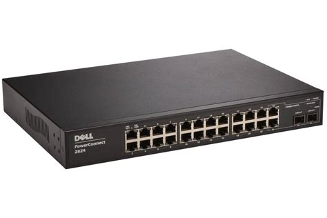 Dell PowerConnect 2724 24 Port Gigabit Ethernet Switch Includes Rack ...