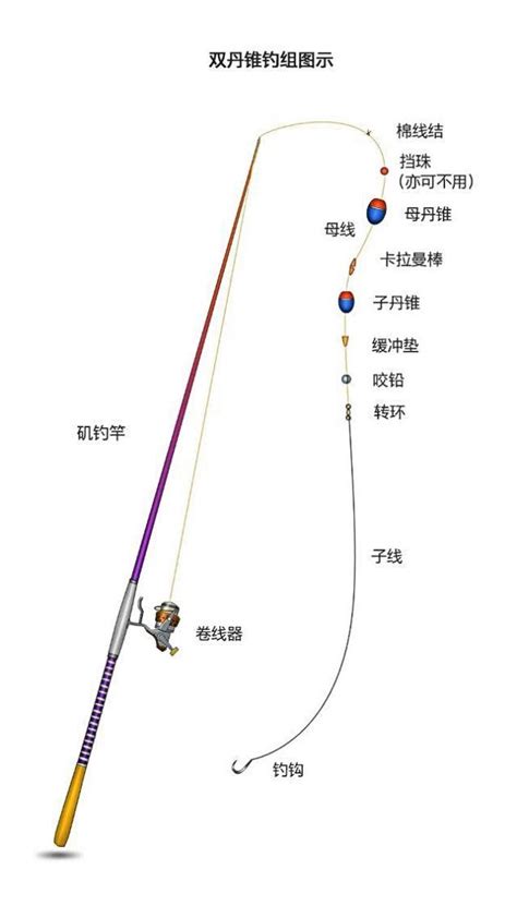 德州钓组图解图片