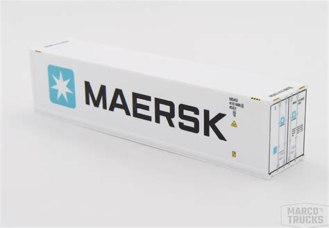 Herpa 40´ Kühlcontainer weiß „Maersk MSKU 4198860“ 493553 - 1:87 - /HS298