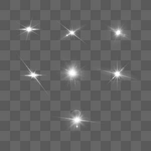 金色闪闪的星星光效星芒元素素材下载-正版素材402032530-摄图网
