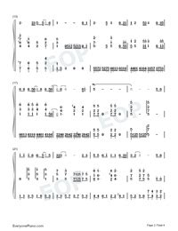 众里寻你-韩红双手简谱预览2-钢琴谱文件（五线谱、双手简谱、数字谱、Midi、PDF）免费下载