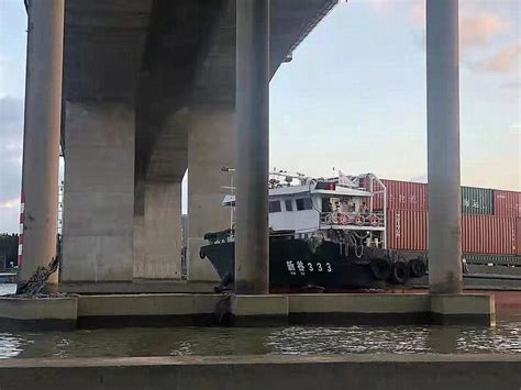 一货轮今晨撞上广东九江大桥致大桥垮塌-路桥市政新闻-筑龙路桥市政论坛