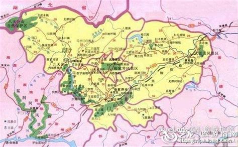 张家界地图 - 图片 - 艺龙旅游指南