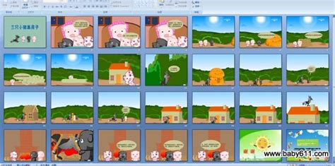 小猪造房子卡通图片,小猪卡通图片,造房子卡通_大山谷图库