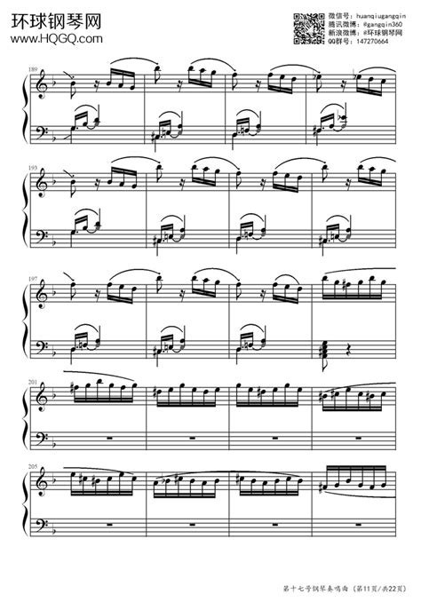 第17号钢琴奏鸣曲暴风雨第三乐章（电影《全面回忆》插曲）-贝多芬钢琴谱-环球钢琴网