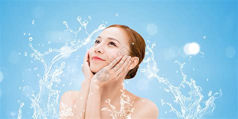 女士护肤洗脸元素素材下载-正版素材401587528-摄图网