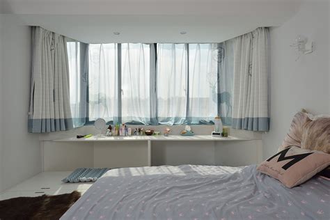 清新美式卧室窗台设计 – 设计本装修效果图