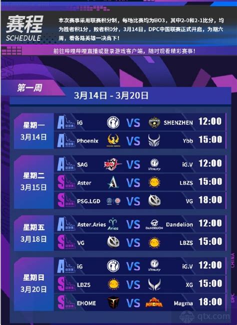 Dota2 2022DPC中国联赛第二赛季参赛队伍名单与赛程公布 3月14日战火重燃_球天下体育