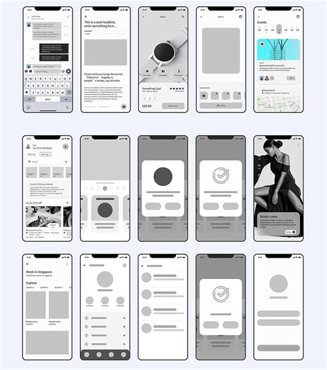 【重磅】170个app、90个Web和240多个组件线框图xd,sketch格式