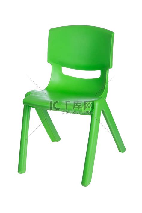 绿色塑料椅子高清摄影大图-千库网