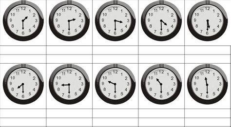 儿童钟表模型认识时间闹钟学具一二年级幼儿手工钟面小学数学教具-阿里巴巴
