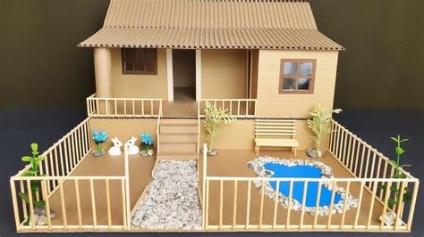 房屋模型小房子木质diy小屋手工制作礼物拼装古风建筑小别墅玩具_虎窝淘