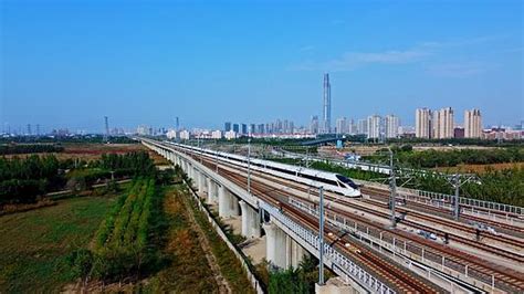 国家基建高铁线路航拍摄影天津南站4k高清mp44K视频素材-第26个作品