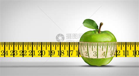 健康和或生活方式作为从健康水果中雕刻出来的测量胶带形状作为饮食和减肥的营养概念或在3D插图样式下保持瘦弱以健康或的方式生活卫保健图片素材-正版 ...