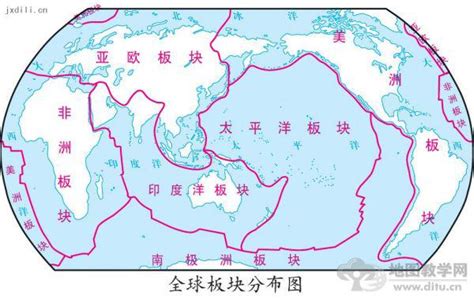 七大洲四大洋地图图片