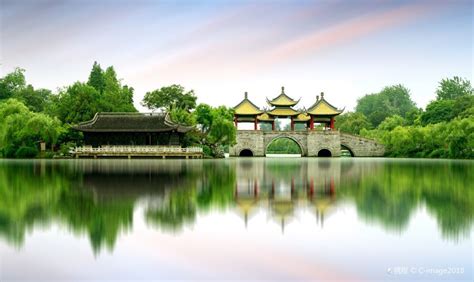 扬州个园唯美山水风景壁纸大全(3)_配图网