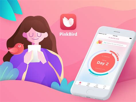 PinkBird 女性经期助手APP设计_madbamboo-站酷ZCOOL