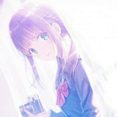 推荐温柔紫色头像女生