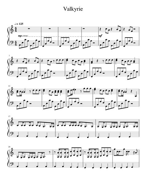 Valkyrie - ONEUS (원어스) Sheet music for Piano (Solo) | Musescore.com