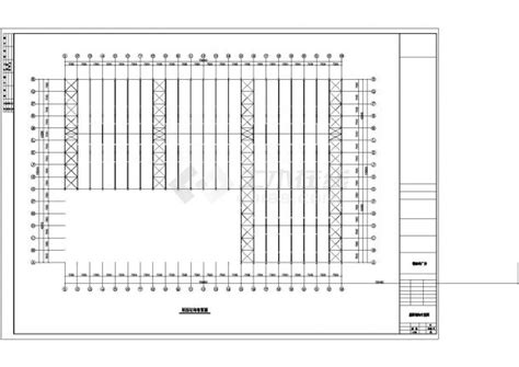 莆田的通用公司钢结构厂房CAD图，含设计说明_工业厂房_土木在线