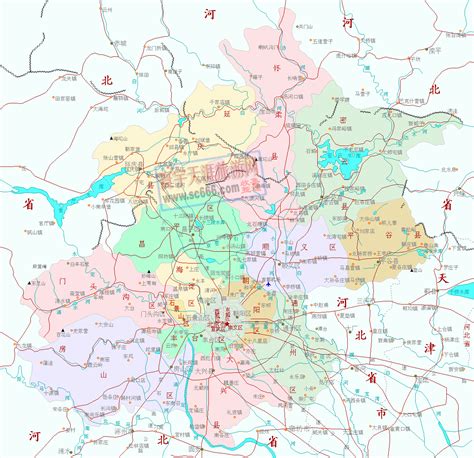 北京城区地图高清大图_北京市区地图 - 随意云