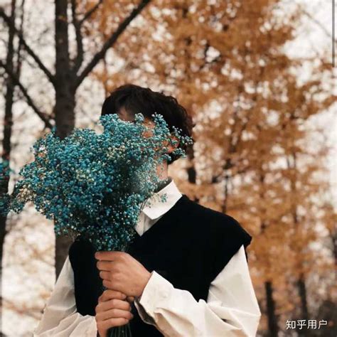 非主流男生带花头像