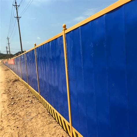 通州PVc围挡 市政道路施工封闭式PVc围挡 蓝板 按需订制-阿里巴巴