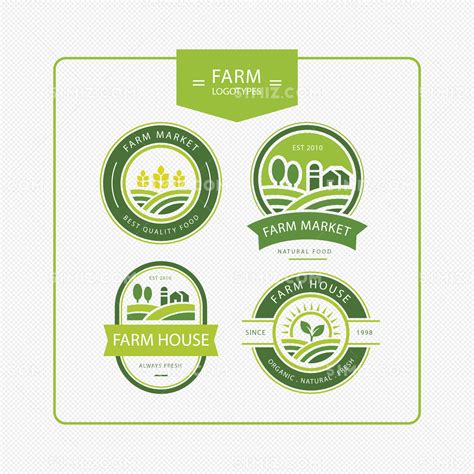 矢量生态农场标志图片素材免费下载 - 觅知网