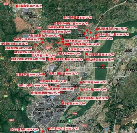 南充最新房价地图，含三区75个在售楼盘_楼市_南房网·南充房产网